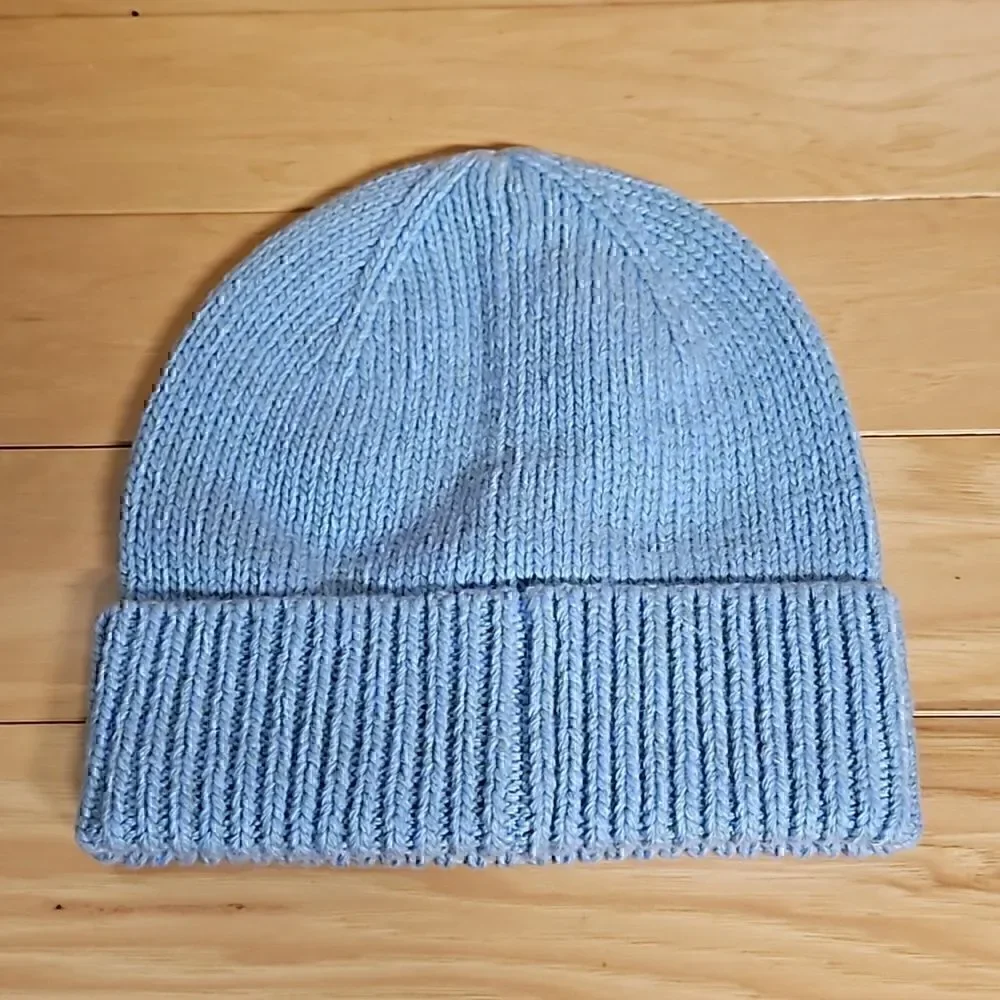 J. Crew Beanie Knit Winter Hat Cap Blue Pale Seascape Girls NWT